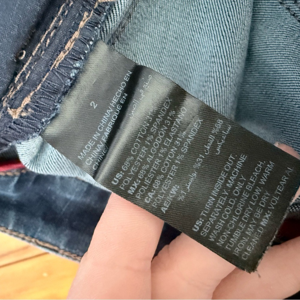 White House Black Market Dark Blue Skinny Jeans - Picture 8 of 13
